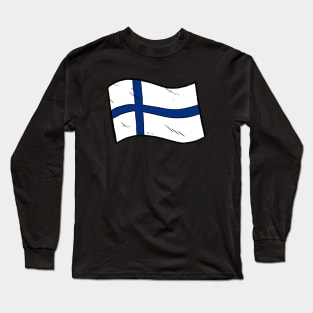 Flag of Finland Long Sleeve T-Shirt